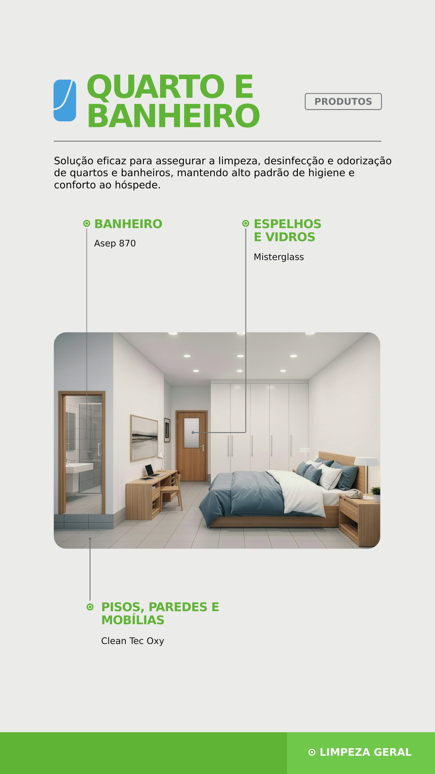 Quarto e banheiro